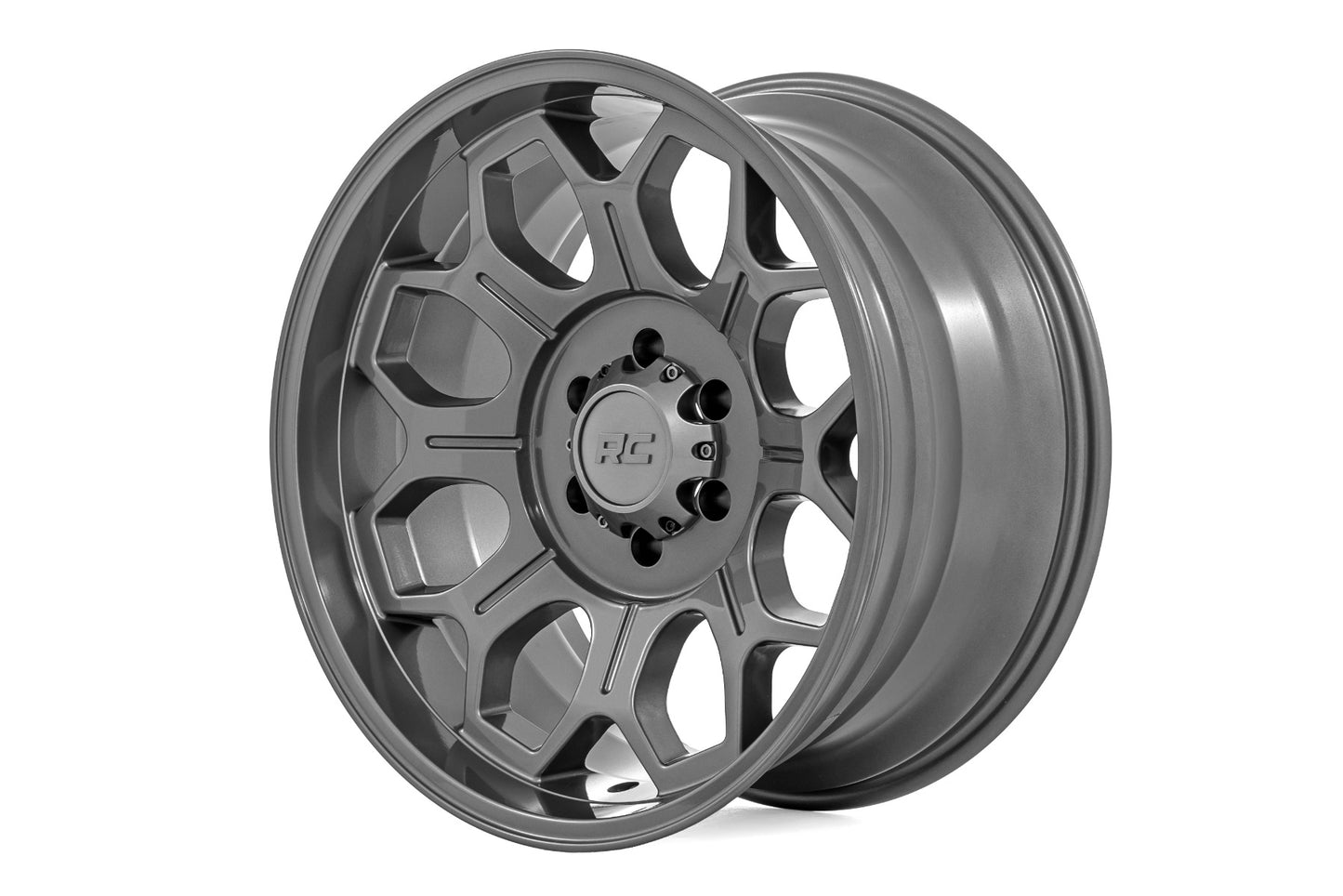 77 Series Wheel One-Piece Gunmetal Gray 20x9 Rough Country-24