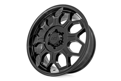 77 Series Wheel One-Piece Semi Gloss Black 20x10 Rough Country-27