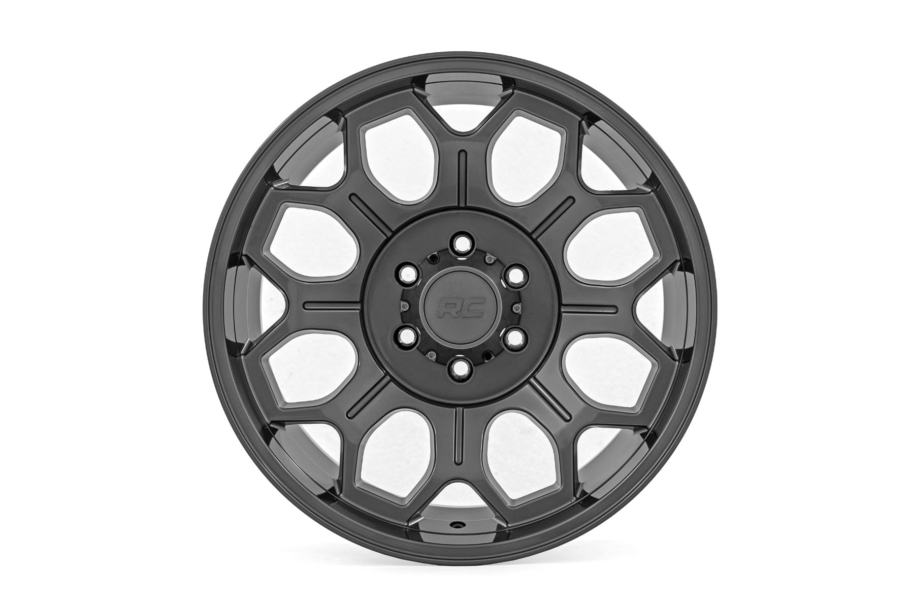 77 Series Wheel One-Piece Gunmetal Gray 20x9 Rough Country-1