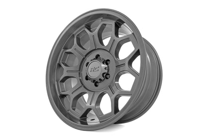 77 Series Wheel One-Piece Gunmetal Gray 20x9 Rough Country-15