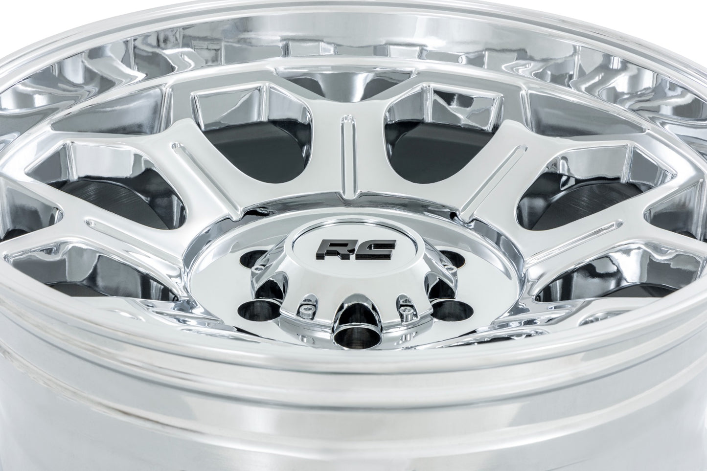 77 Series Wheel One-Piece Chrome 22x12 Rough Country-4