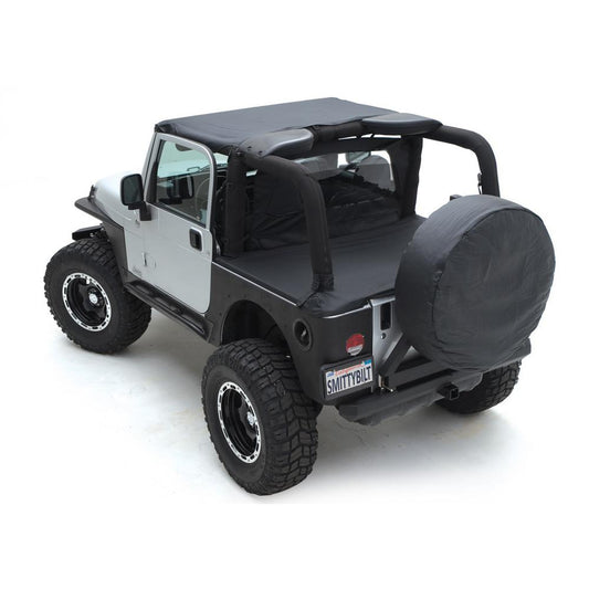 Spare Tire Cover Medium Tire 30 Inch 32 Inch Denim Black Smittybilt