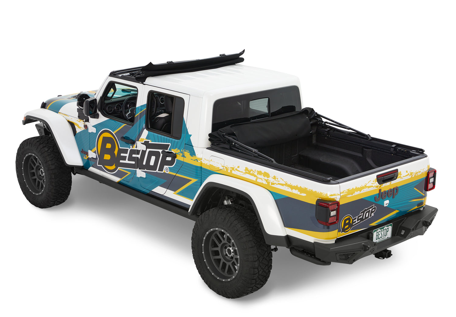 Bestop Supertop for Truck 2 '20-26 Gladiator For 5 ft. bed Black Diamond Bestop