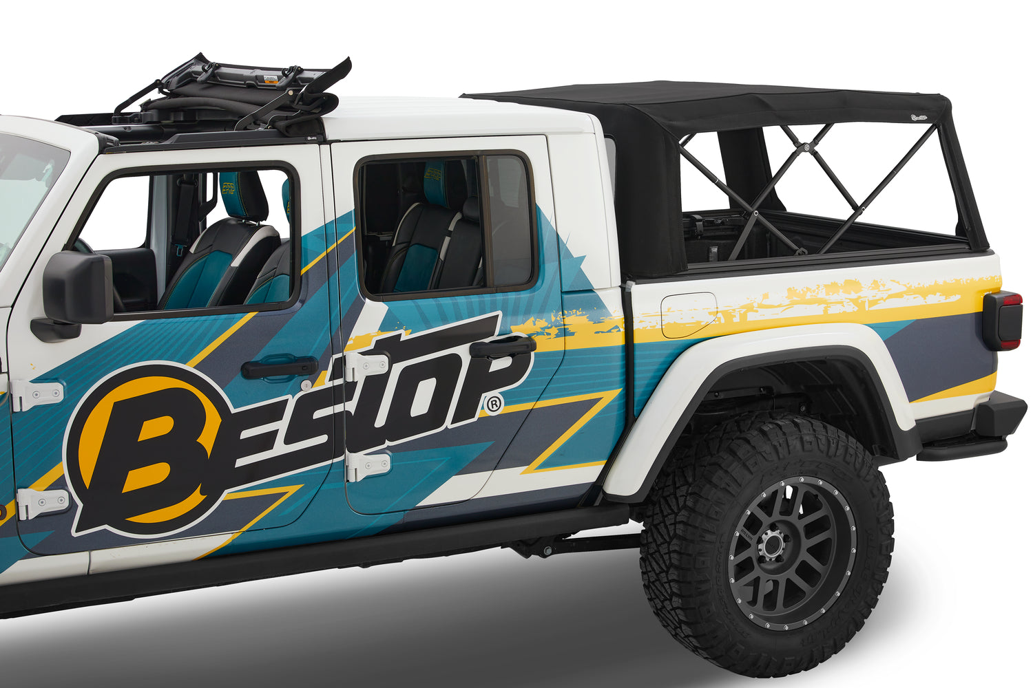 Bestop Supertop for Truck 2 '20-26 Gladiator For 5 ft. bed Black Diamond Bestop