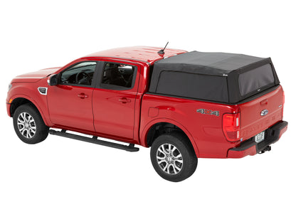 Supertop Truck Bed Cap 2 For Ford 2019-2024 Ranger Black Diamond PVC Coated Sailcloth No Drill Bestop