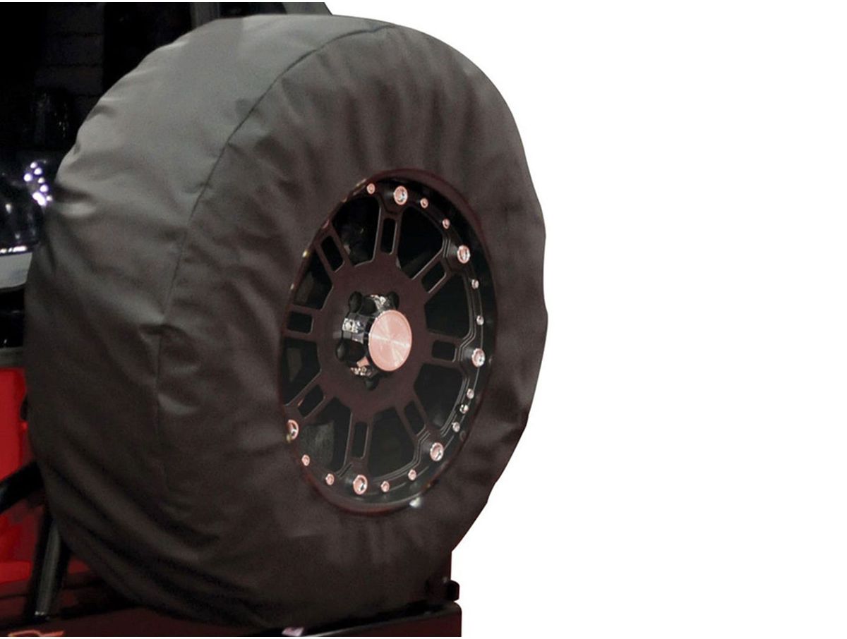 Universal X-Large Canvas Spare Tire Cover, 33-35 Inch Tire, Black Diamond Rampage