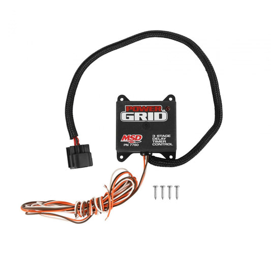 Power Grid Programmable 3 Stage Delay Timer Outputs Can Trigger A Relay To Activate A Shifter, Nitrous, Etc MSD Ignition