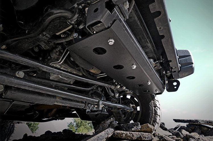 Jeep Front Sway Bar Skid Plate 07-18 Wrangler JK Rough Country-1