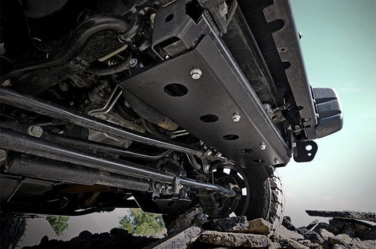 Jeep Front Sway Bar Skid Plate 07-18 Wrangler JK Rough Country-1