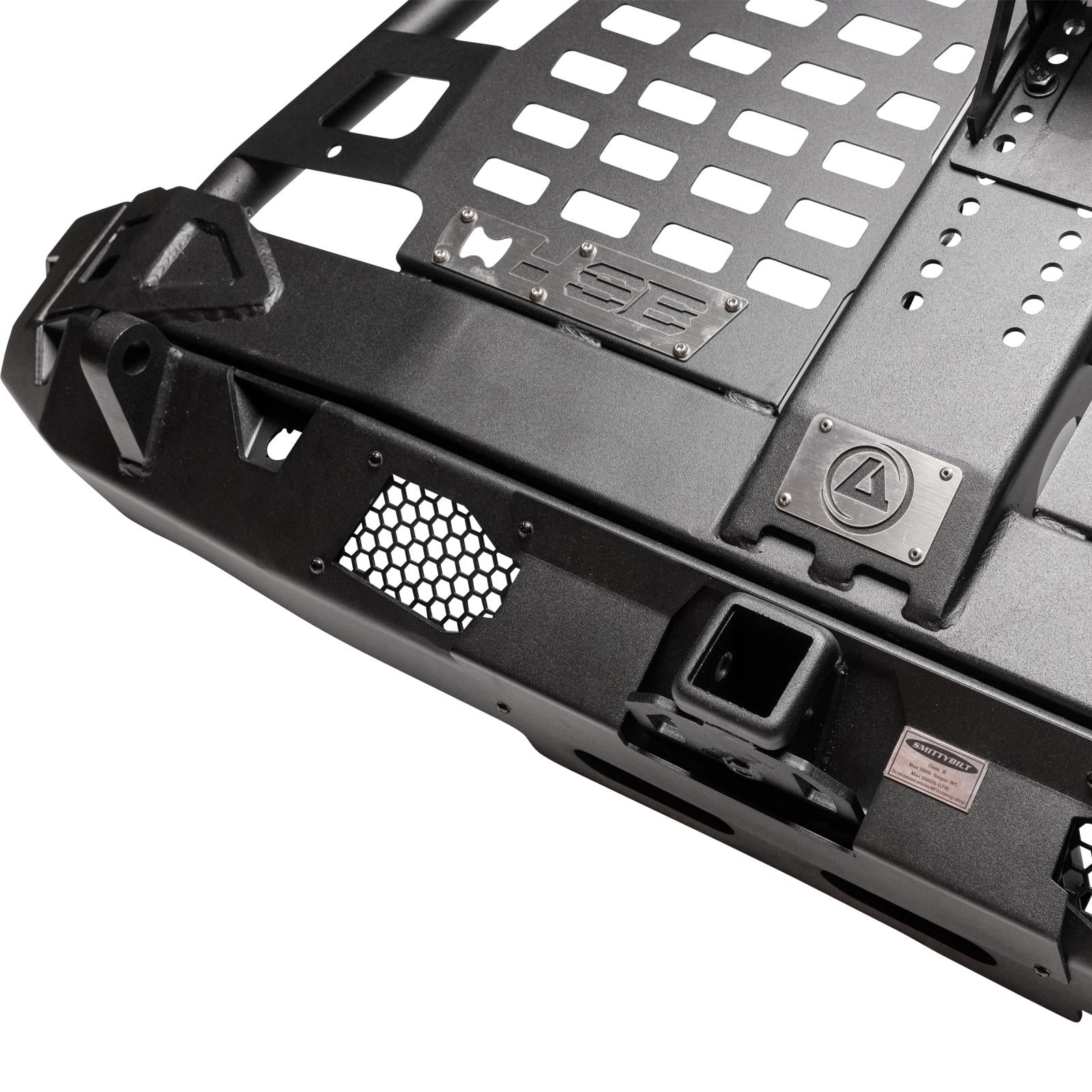 Atlas Rear Bumper and Tire Gate 2018-2023 Jeep Wrangler Smittybilt-4