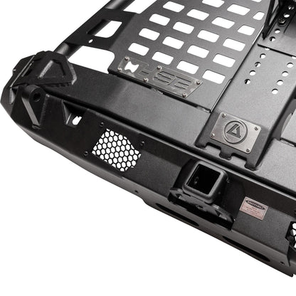 Atlas Rear Bumper and Tire Gate 2018-2023 Jeep Wrangler Smittybilt-4