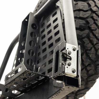 Atlas Rear Bumper and Tire Gate 2018-2023 Jeep Wrangler Smittybilt-8