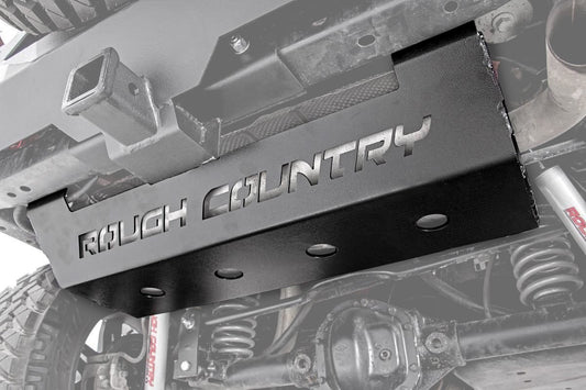 Rough Country Jeep Muffler Skid Plate 07-18 Wrangler JK Rough Country