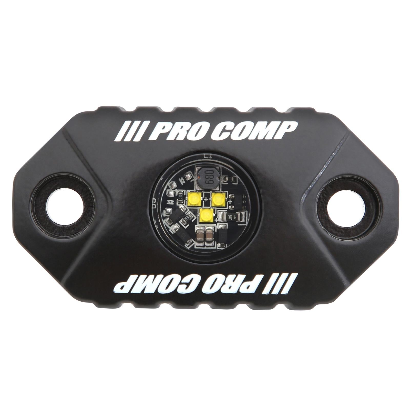 Inner Liner Kit with Pro Comp 3 LED Rock Light Kit 4d rl kit 2018-2022 Jeep Wrangler 4 Doors Smittybilt
