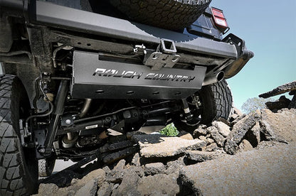 Muffler Skid Plate Jeep Wrangler JK/Wrangler Unlimited (2007-2018) Rough Country-2