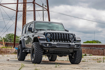 3.5 Inch Lift Kit C/A Drop 4-Door EcoDiesel Jeep Wrangler Unlimited (20-23) Rough Country-1
