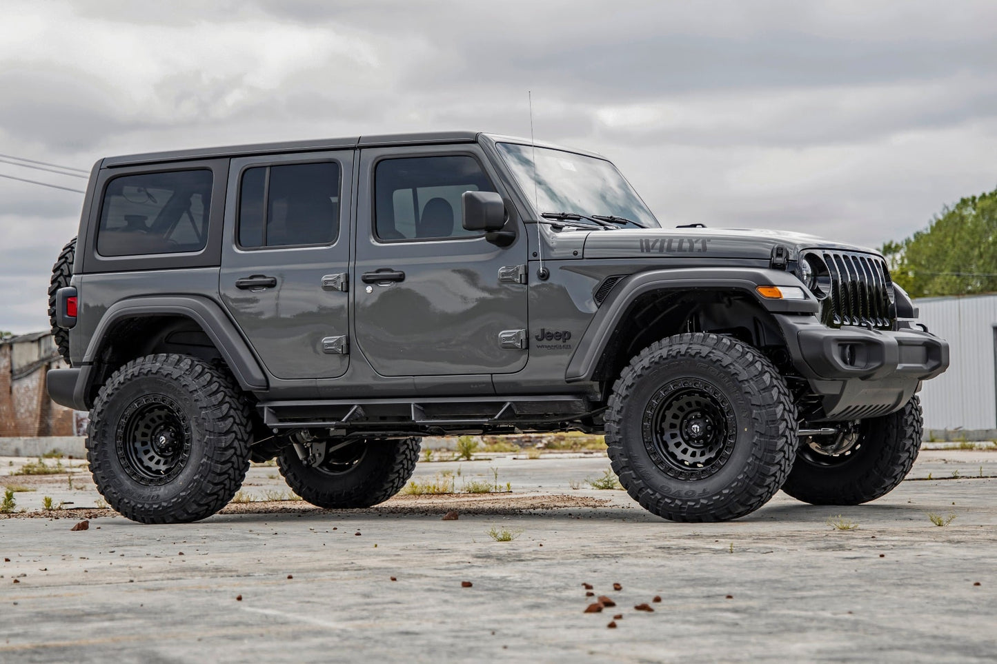 3.5 Inch Lift Kit C/A Drop 4-Door EcoDiesel Jeep Wrangler Unlimited (20-23) Rough Country-2