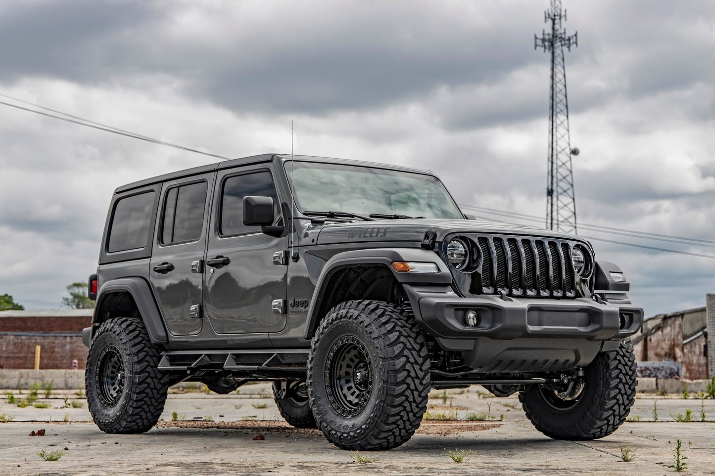3.5 Inch Lift Kit C/A Drop 4-Door EcoDiesel Jeep Wrangler Unlimited (20-23) Rough Country-3