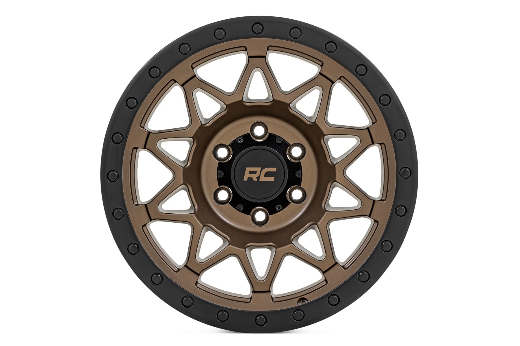 78 Series Wheel Simulated Beadlock Bronze/Black 17x8.5 Rough Country-1