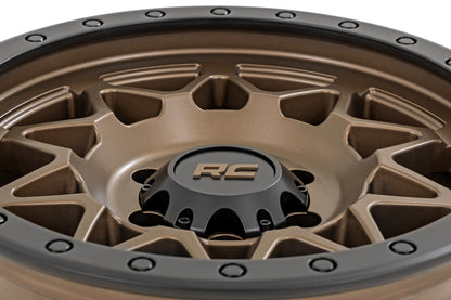 78 Series Wheel Simulated Beadlock Bronze/Black 17x8.5 Rough Country-21