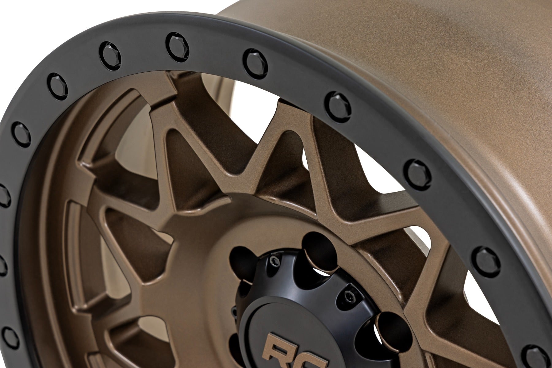 78 Series Wheel Simulated Beadlock Bronze/Black 17x8.5 Rough Country-22