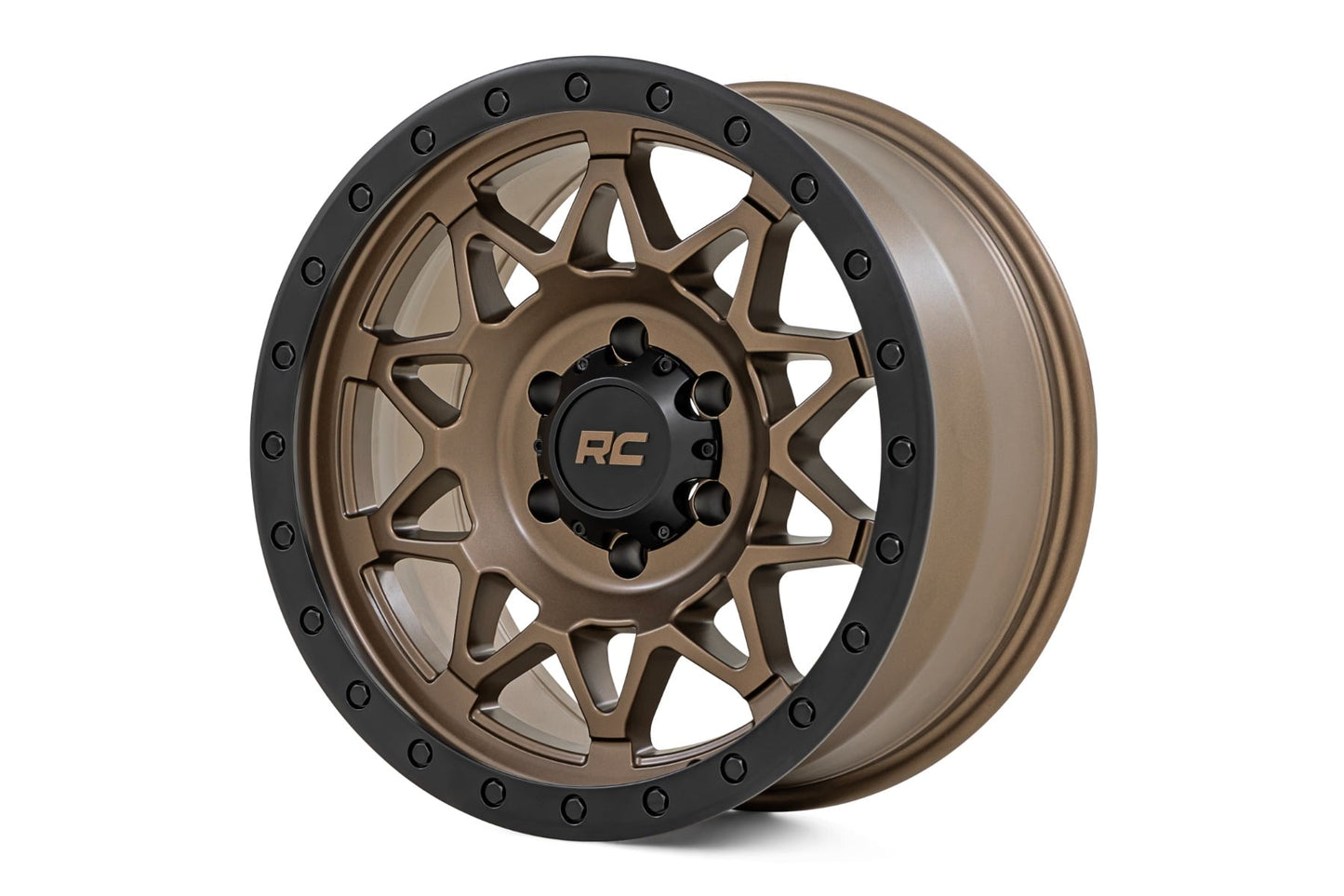 78 Series Wheel Simulated Beadlock Bronze/Black 17x8.5 Rough Country-6