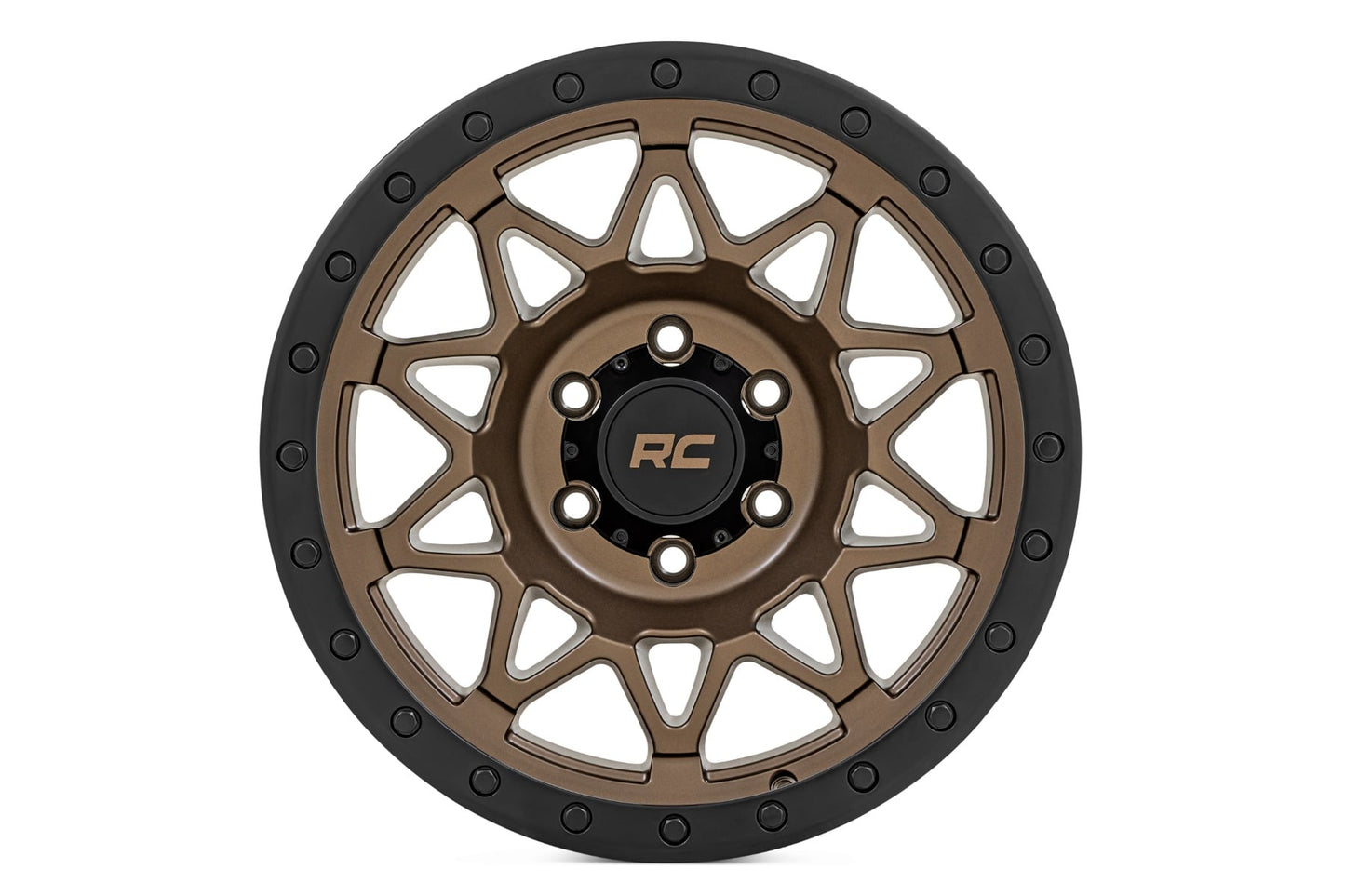 78 Series Wheel Simulated Beadlock Bronze/Black 17x8.5 Rough Country-7