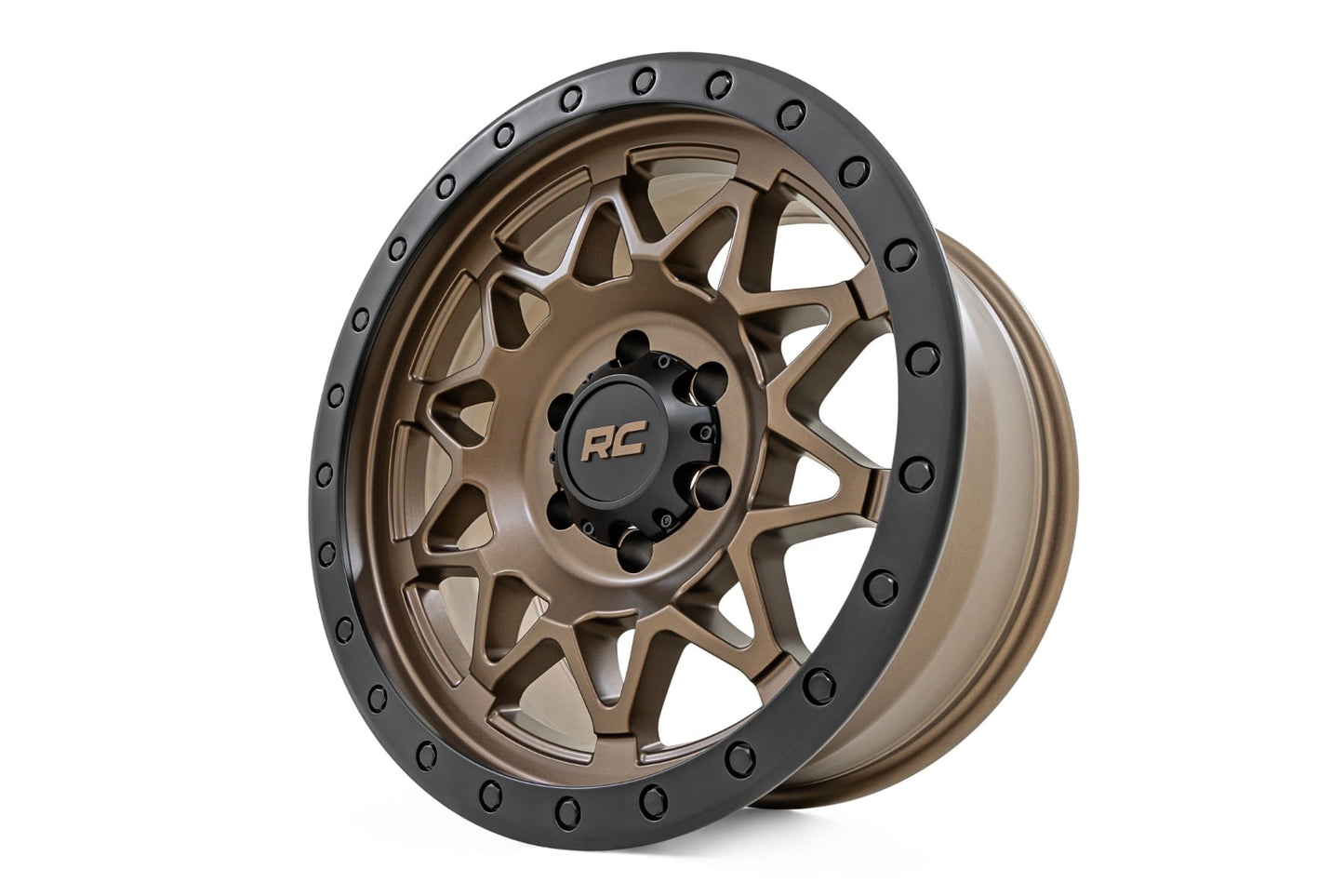 78 Series Wheel Simulated Beadlock Bronze/Black 17x8.5 Rough Country-8