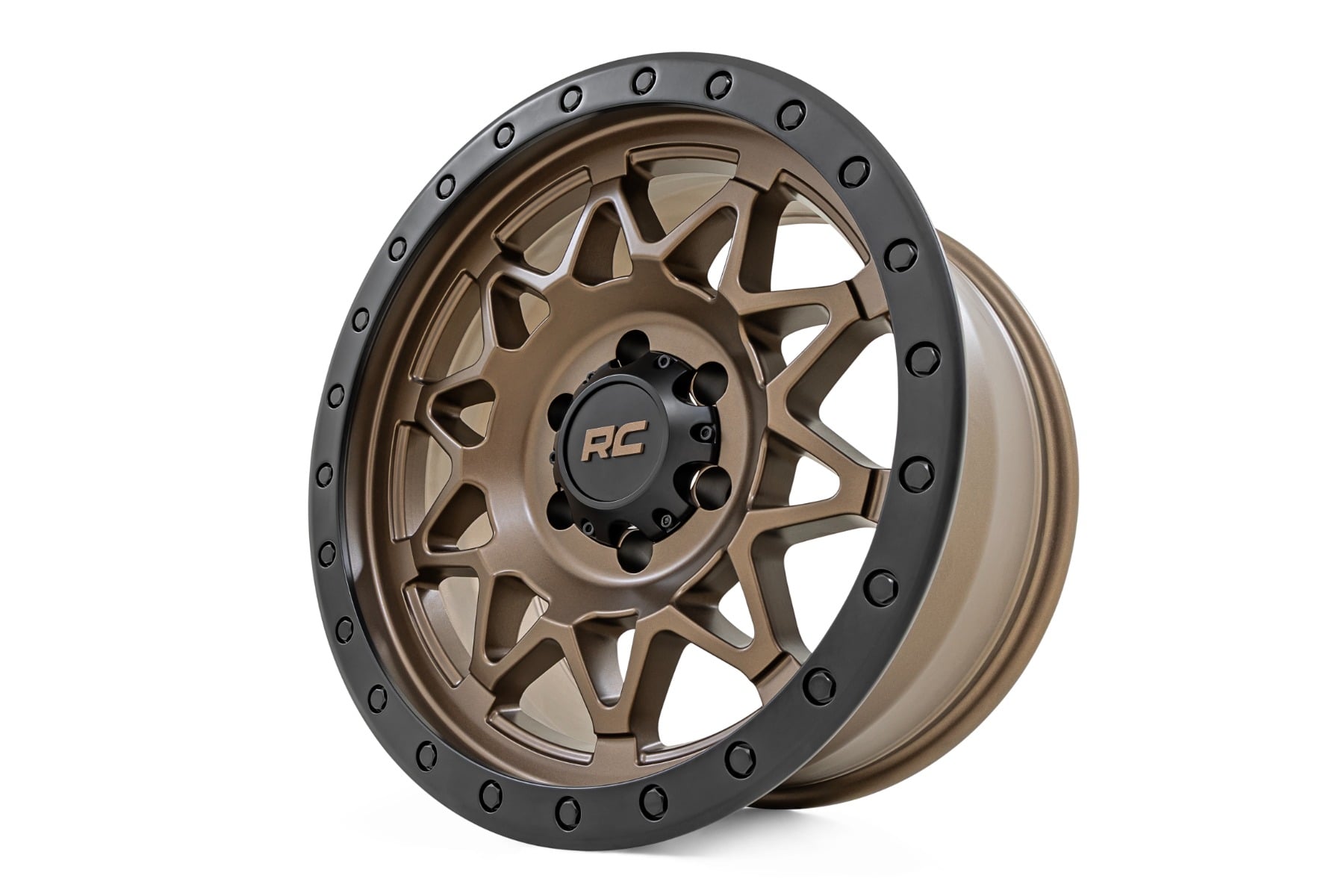78 Series Wheel Simulated Beadlock Bronze/Black 17x8.5 Rough Country-8