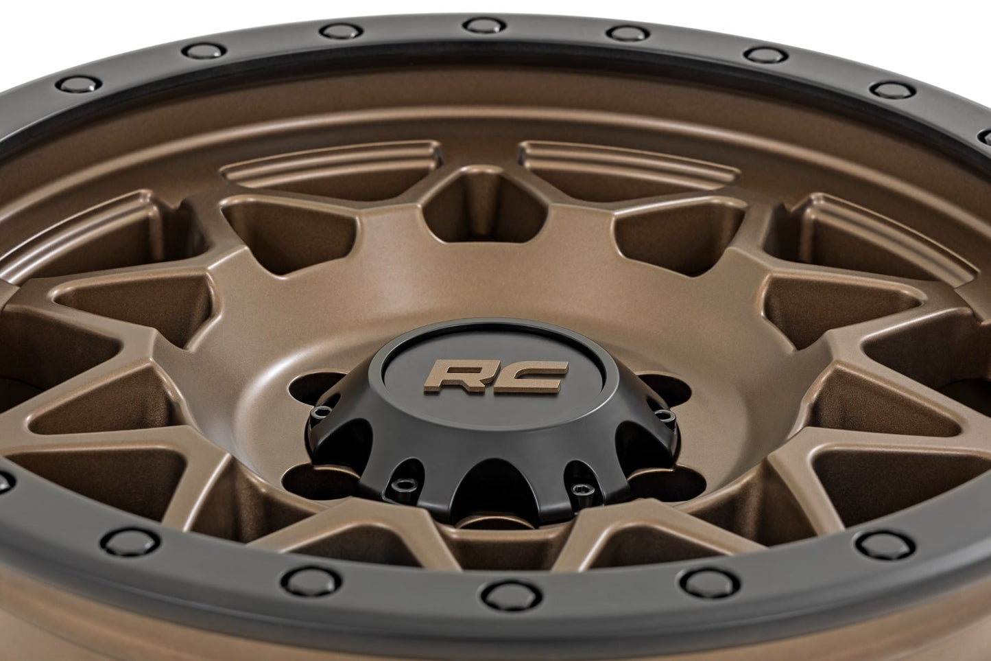 78 Series Wheel Simulated Beadlock Bronze/Black 17x8.5 Rough Country-9