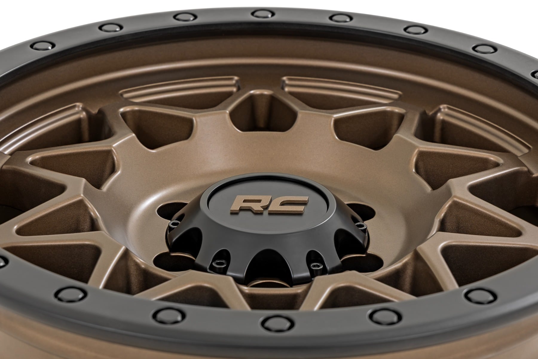 78 Series Wheel Simulated Beadlock Bronze/Black 17x8.5 Rough Country-9