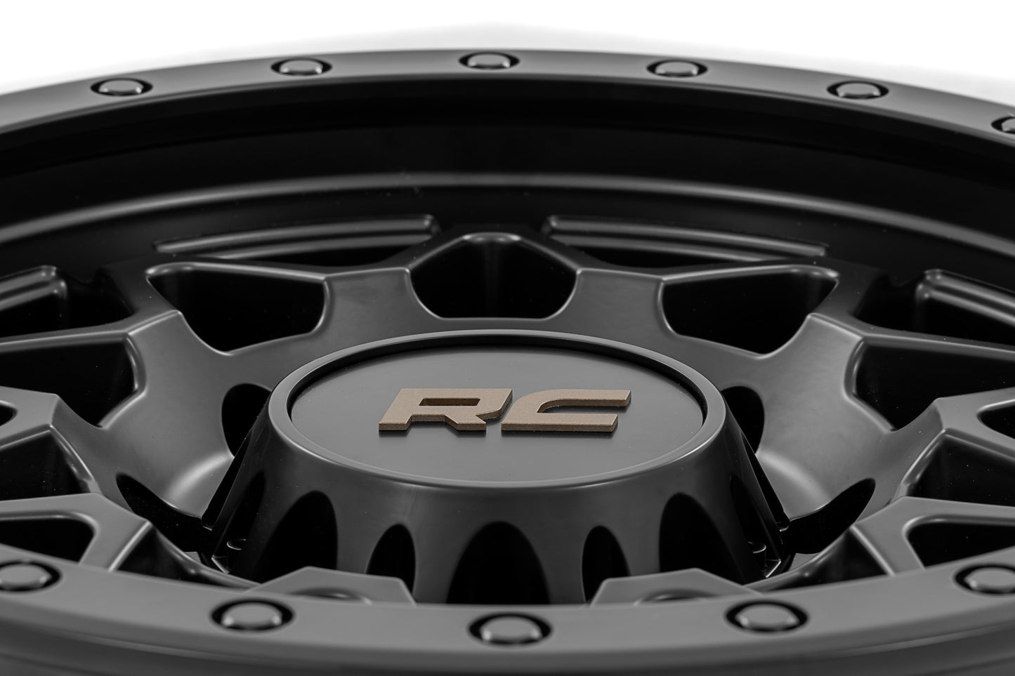 78 Series Wheel Simulated Beadlock Black 18x9 Rough Country-10