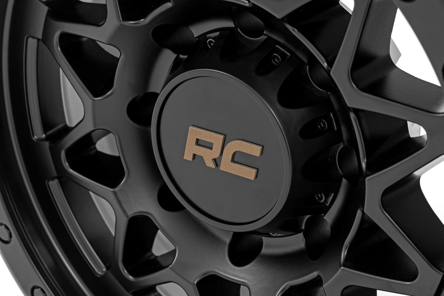 78 Series Wheel Simulated Beadlock Black 18x9 Rough Country-11