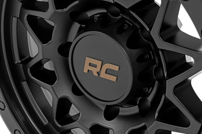 78 Series Wheel Simulated Beadlock Black 18x9 Rough Country-11