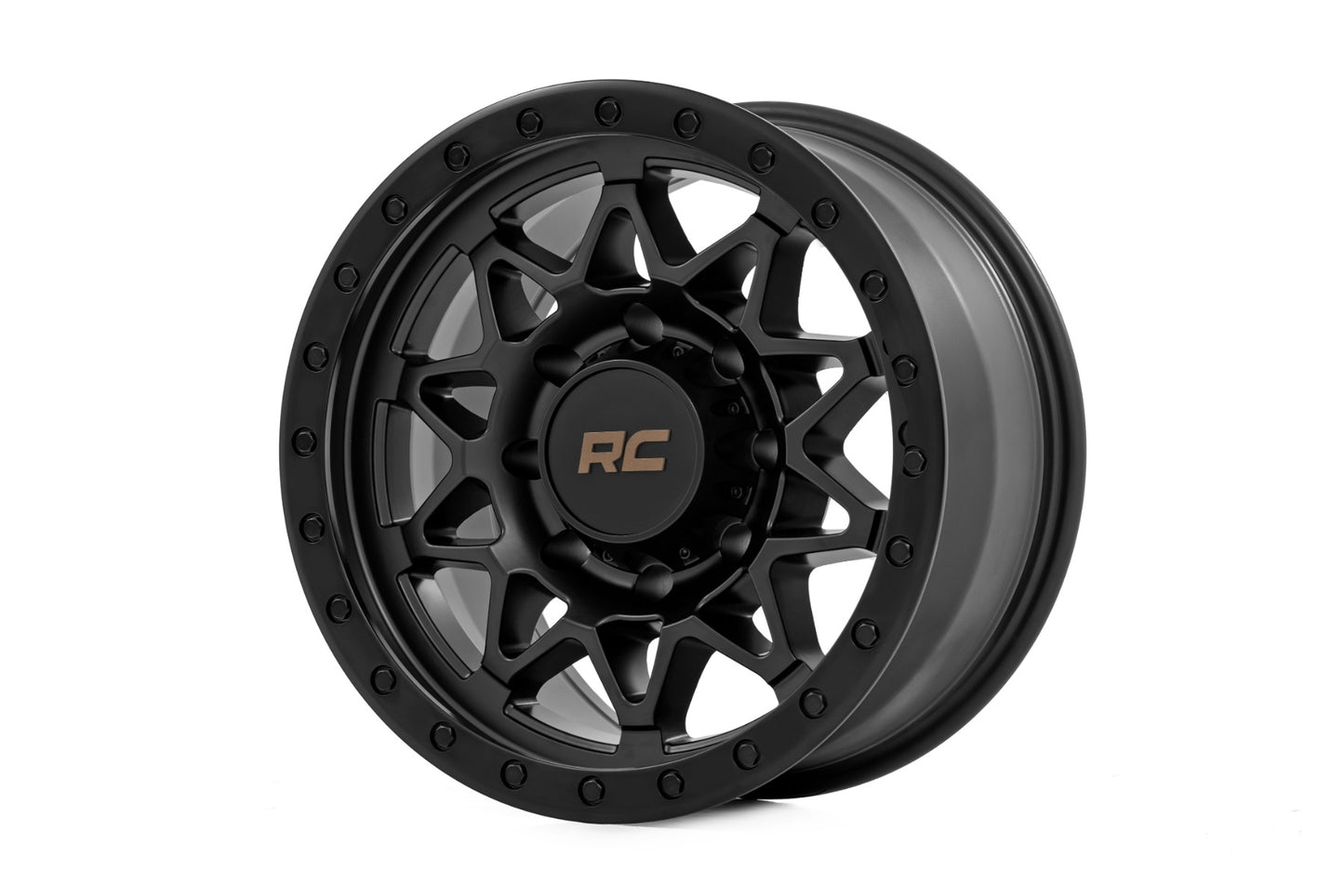 78 Series Wheel Simulated Beadlock Black 18x9 Rough Country-18
