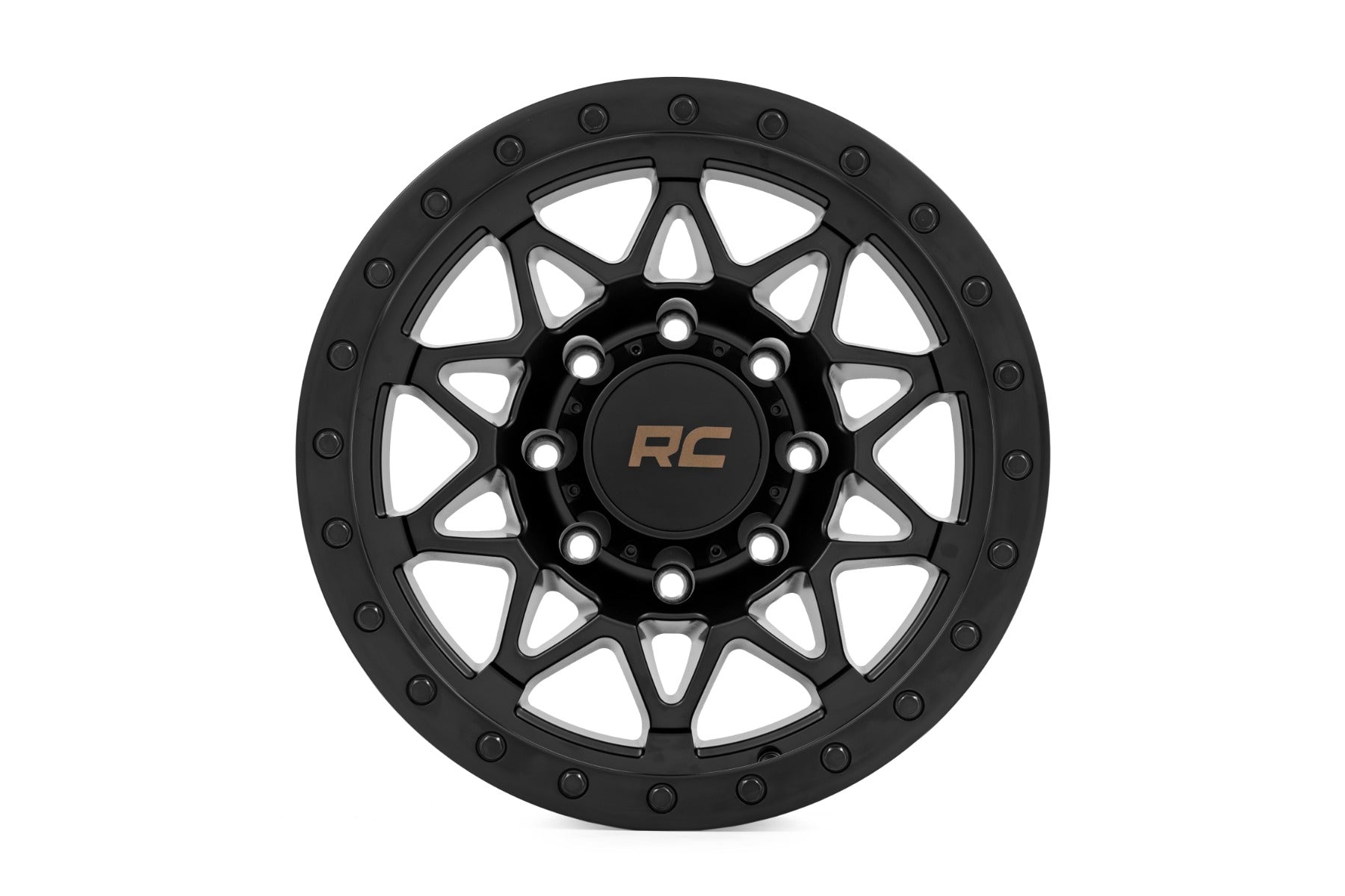 78 Series Wheel Simulated Beadlock Black 18x9 Rough Country-19