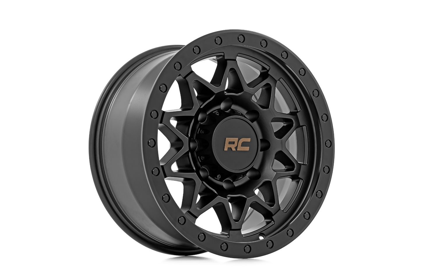 78 Series Wheel Simulated Beadlock Black 18x9 Rough Country-21