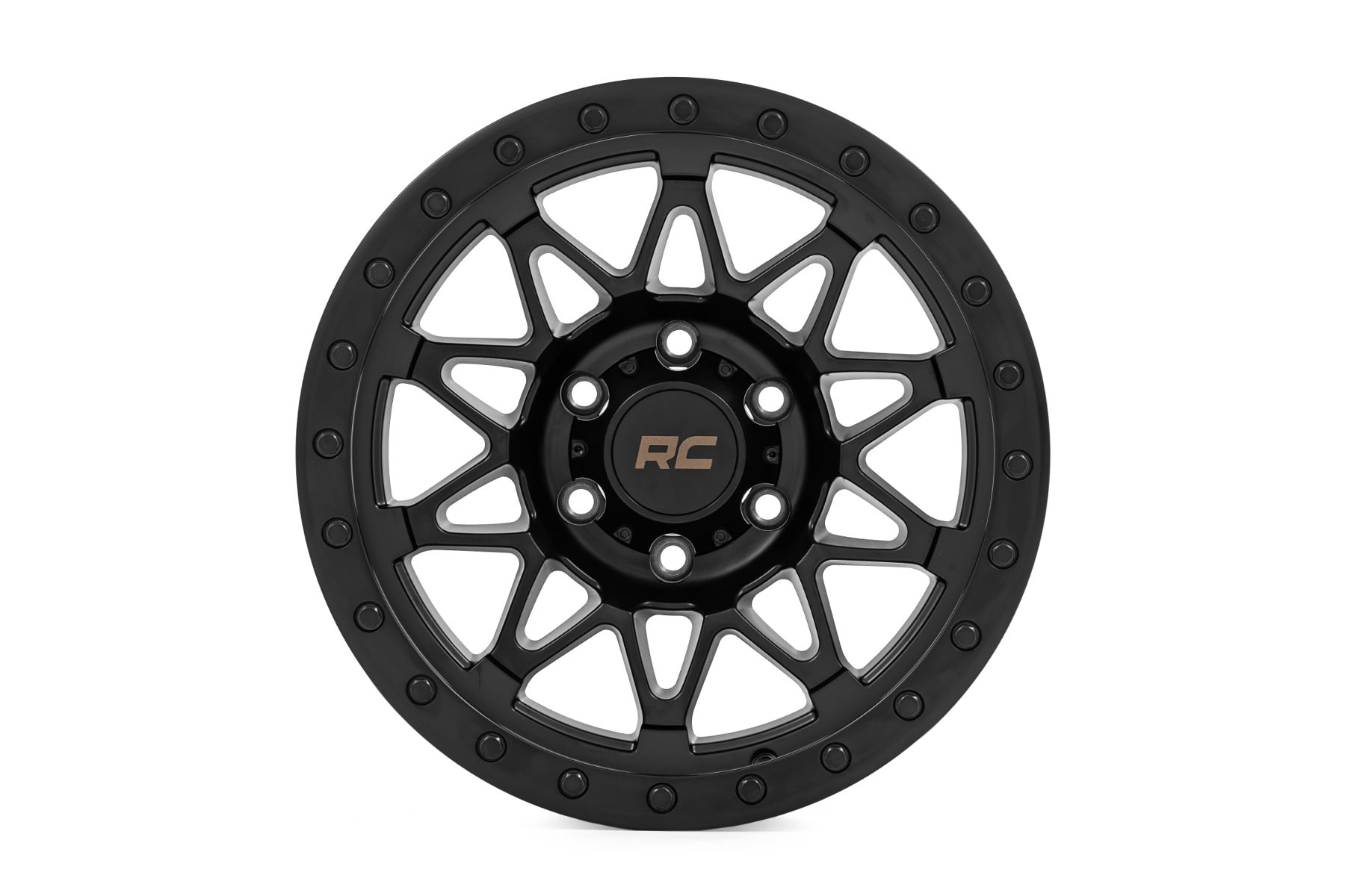 78 Series Wheel Simulated Beadlock Black 18x9 Rough Country-43