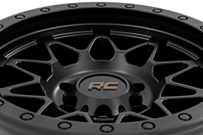 78 Series Wheel Simulated Beadlock Black 18x9 Rough Country-64