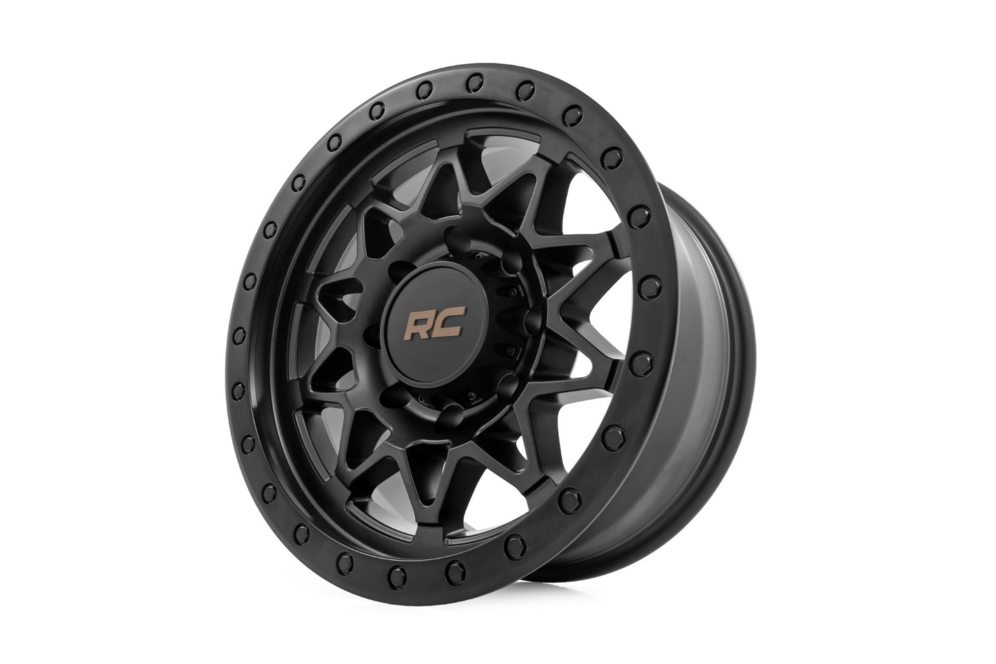 78 Series Wheel Simulated Beadlock Black 18x9 Rough Country-14