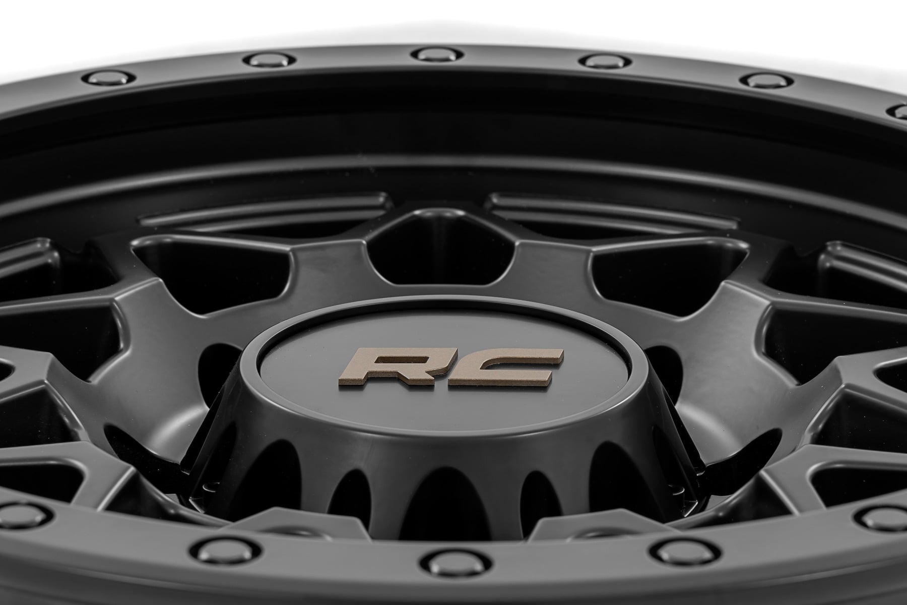 78 Series Wheel Simulated Beadlock Black 18x9 Rough Country-17