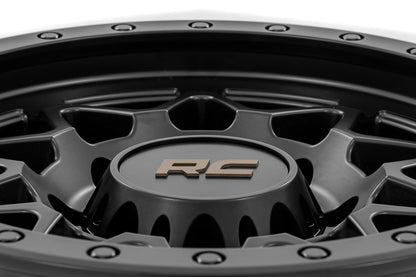 78 Series Wheel Simulated Beadlock Black 18x9 Rough Country-17