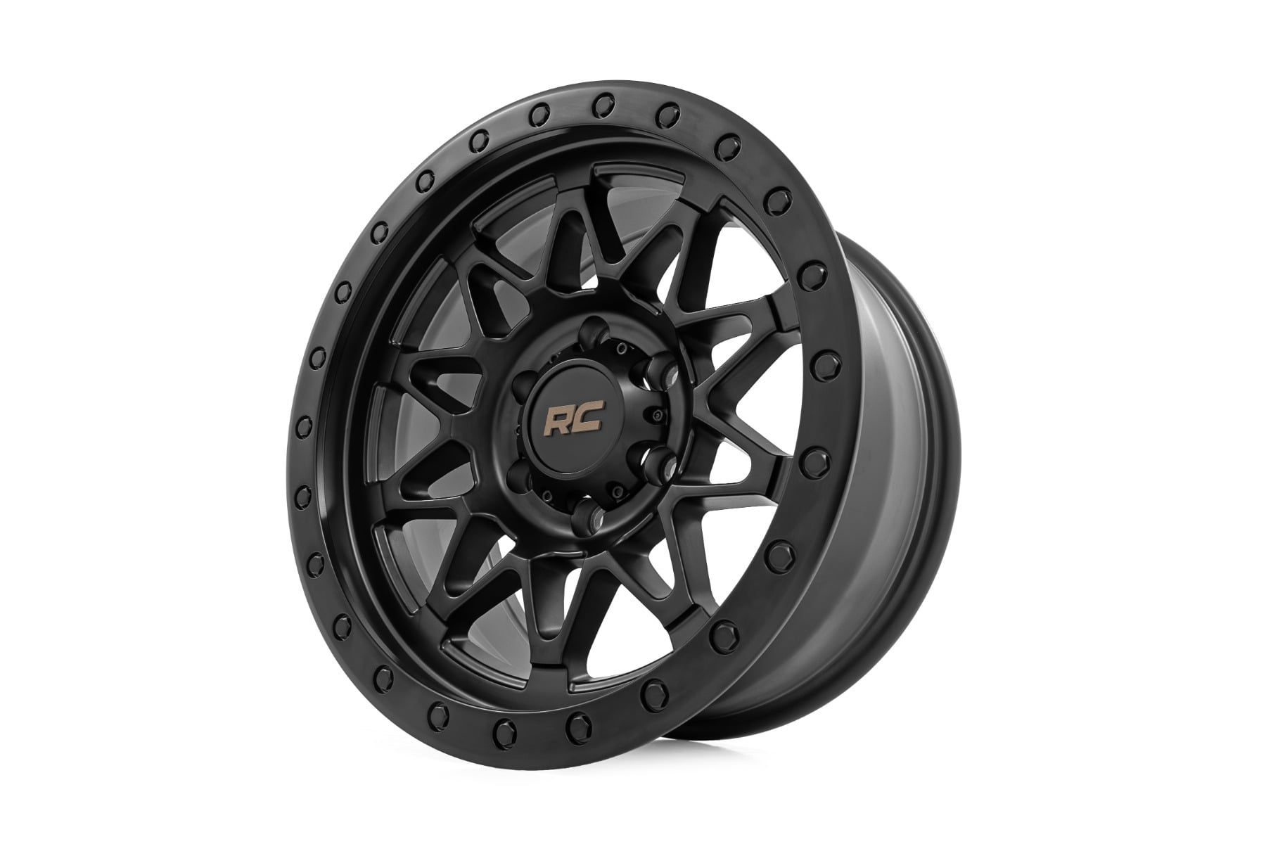 78 Series Wheel Simulated Beadlock Black 18x9 Rough Country-26