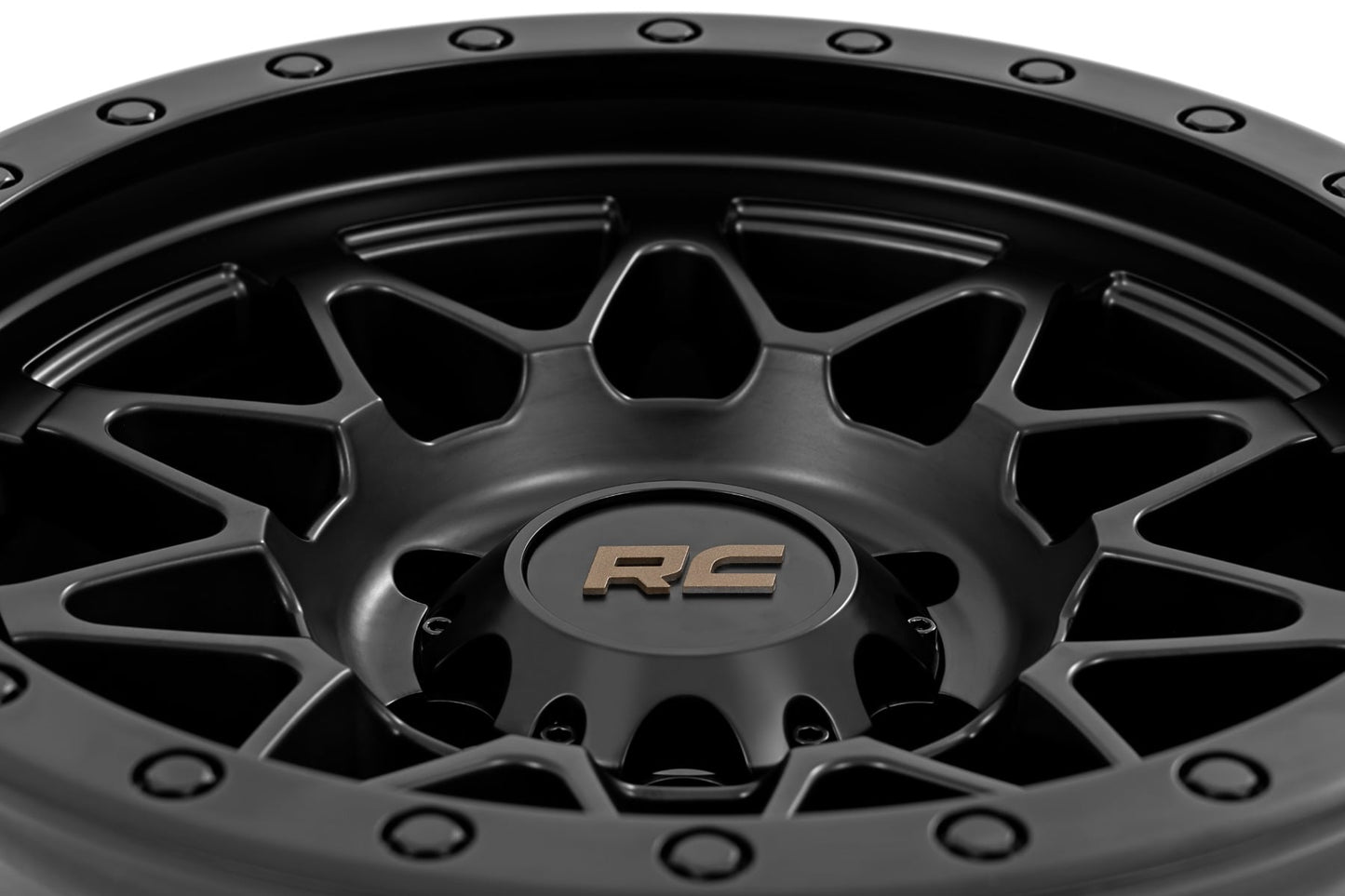 78 Series Wheel Simulated Beadlock Black 18x9 Rough Country-53