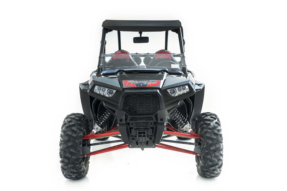 Polaris Half Windshield For 15-Pres RZR 900/1000S/14-18 RZR 900/1000XP Rough Country-2