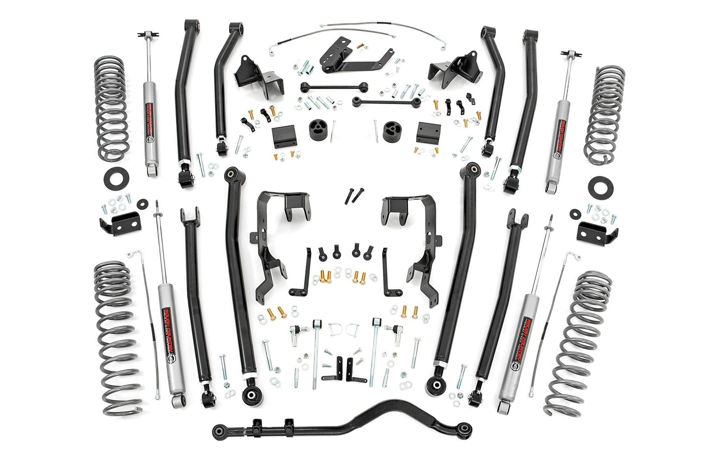 4 Inch Lift Kit Long Arm Jeep Wrangler Unlimited 2WD/4WD (2007-2011) Rough Country