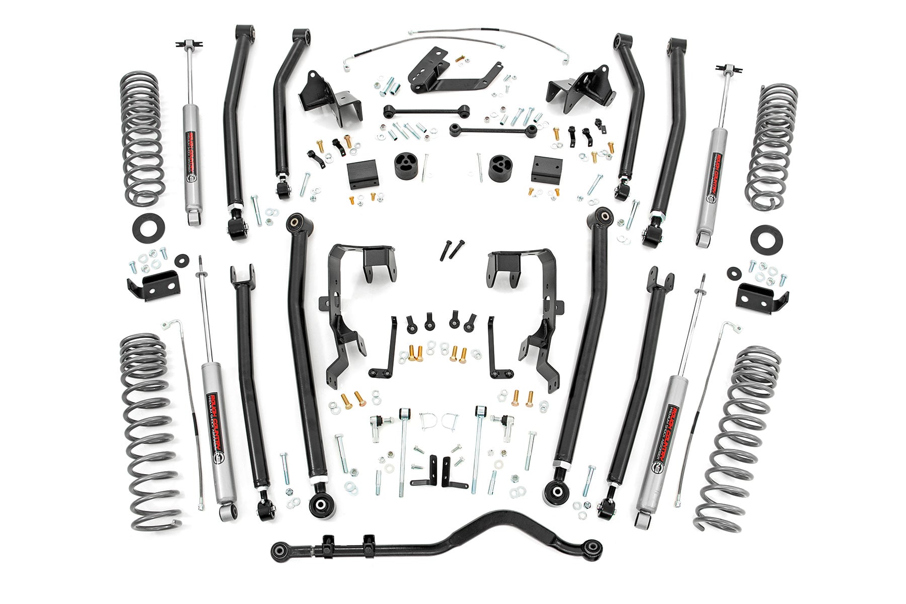 4 Inch Lift Kit Long Arm Jeep Wrangler Unlimited 2WD/4WD (2007-2011) Rough Country