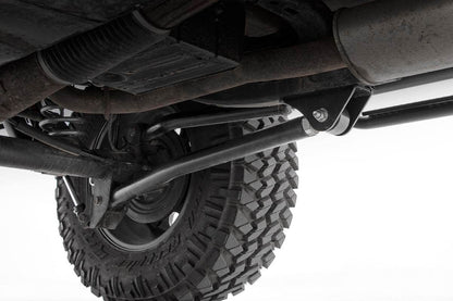 4.0 Inch Jeep Long Arm Suspension Lift Kit w/ Vertex Adjustable Reservoir Shocks 07-11 Wrangler JK 4-door Rough Country-3