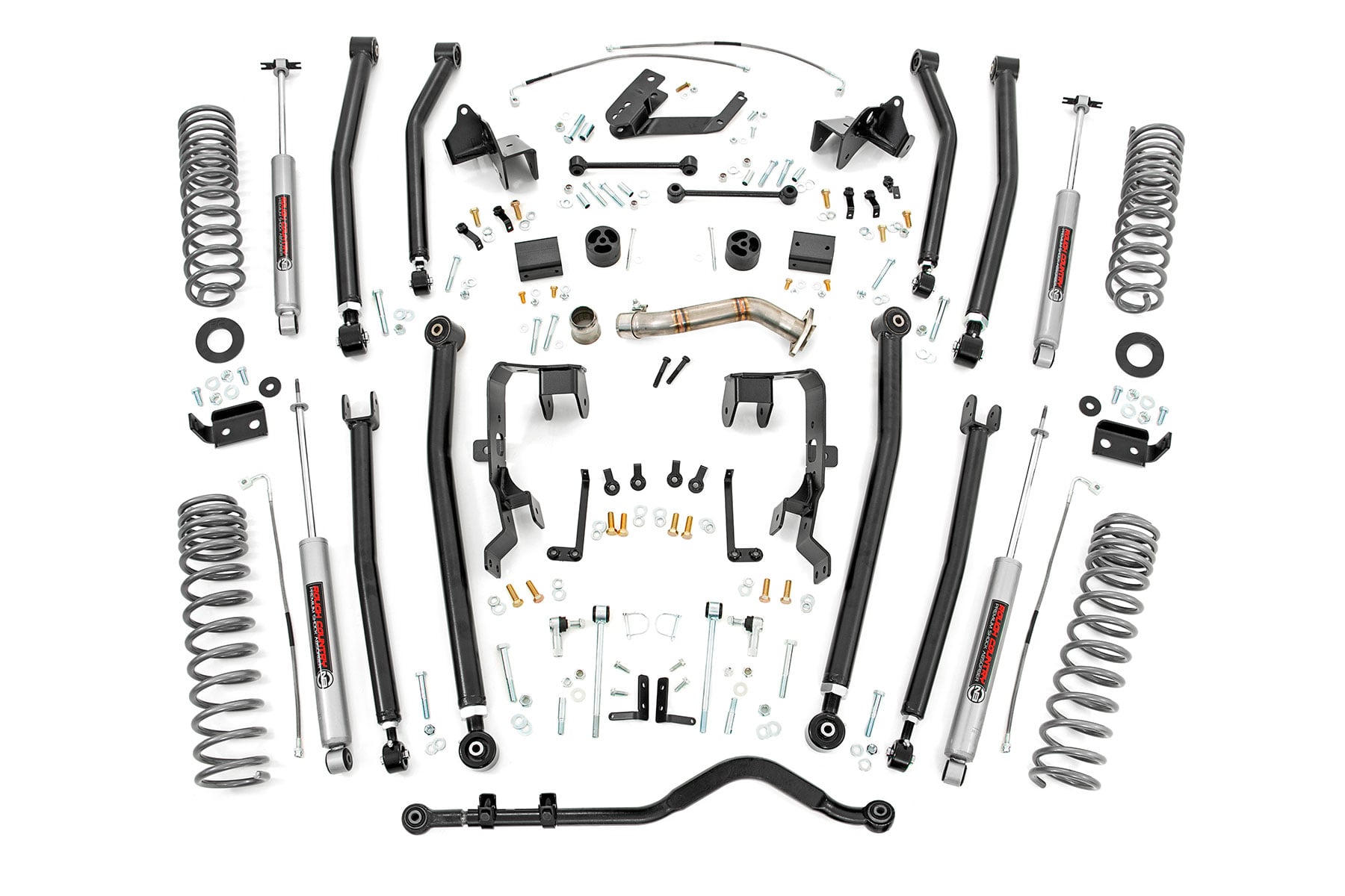 4 Inch Lift Kit Long Arm Jeep Wrangler Unlimited 4WD (2012-2018) Rough Country