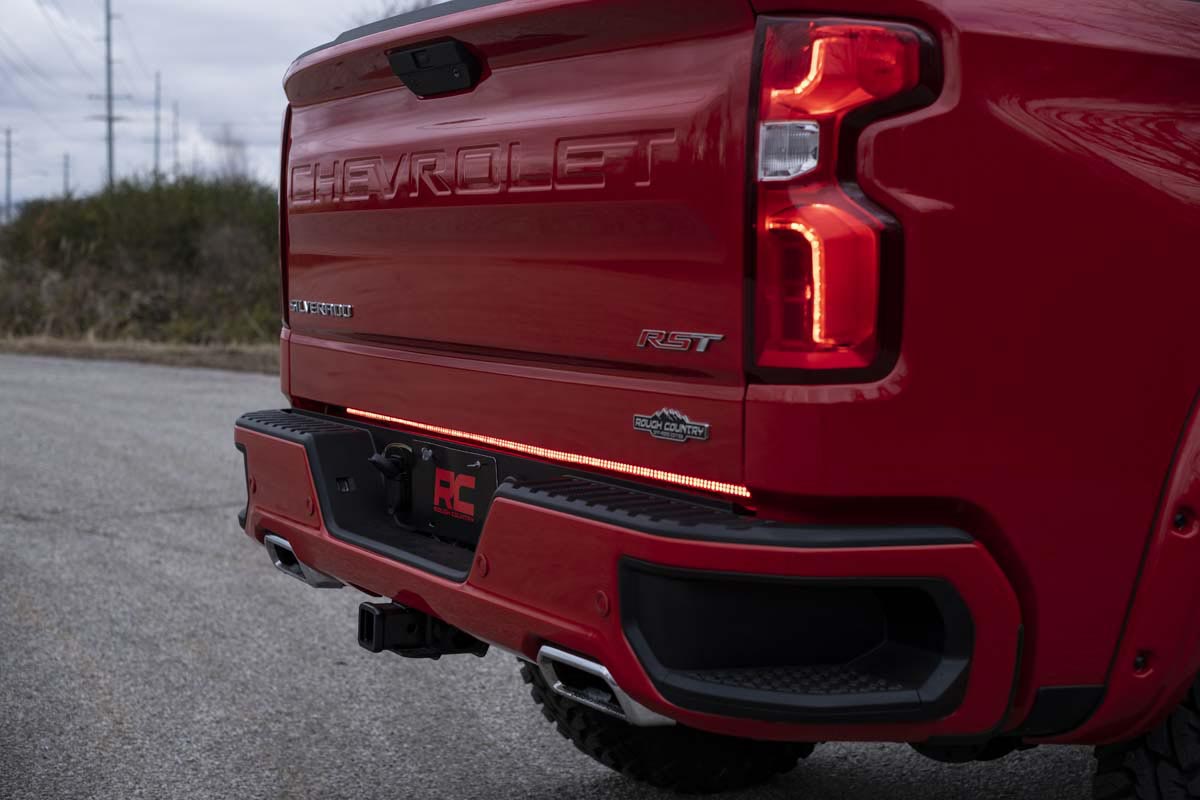 Rough Country 49 Inch Premium Quad-Row Multi-Function LED Tailgate Light Strip Rough Country